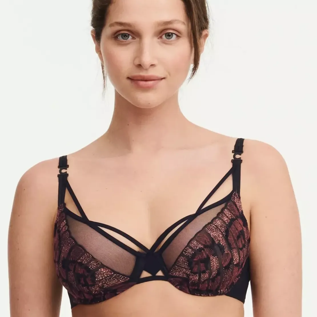 ChantelleSoutien-gorge armaturé enveloppant - Multicolore- Nightfall