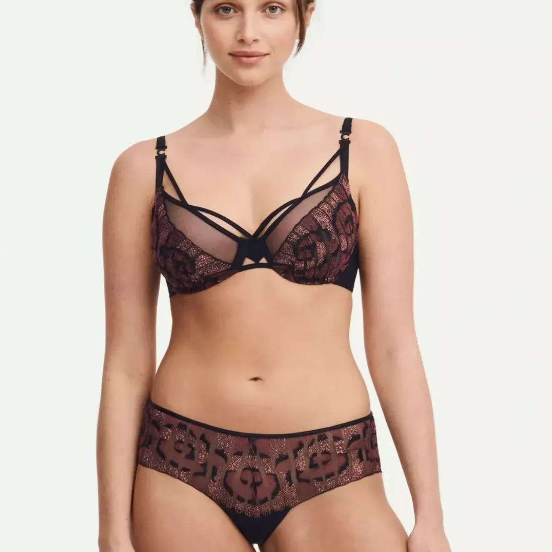 ChantelleSoutien-gorge armaturé enveloppant - Multicolore- Nightfall