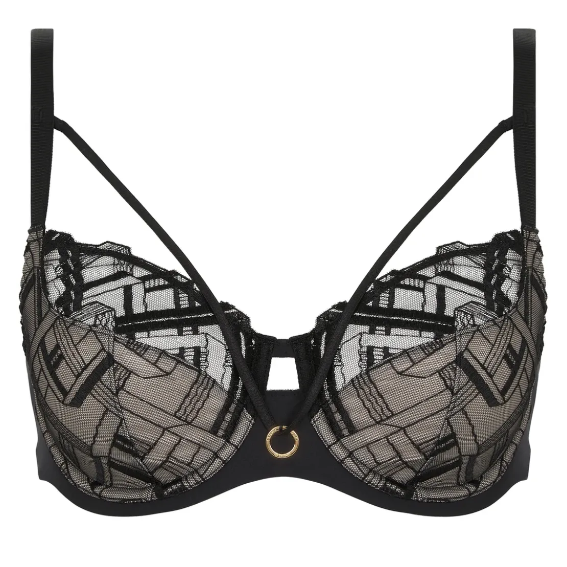 ChantelleSoutien-gorge armaturé très enveloppant - Noir- Graphic Support