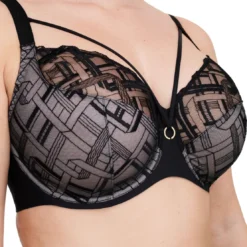 ChantelleSoutien-gorge armaturé très enveloppant - Noir- Graphic Support