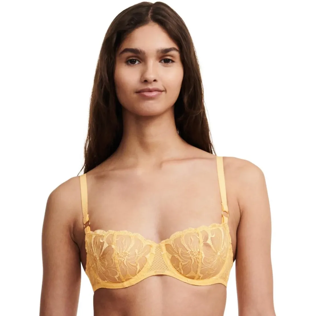 ChantelleSoutien Gorge Corbeille Balconnet Armature Jaune- FLEURS