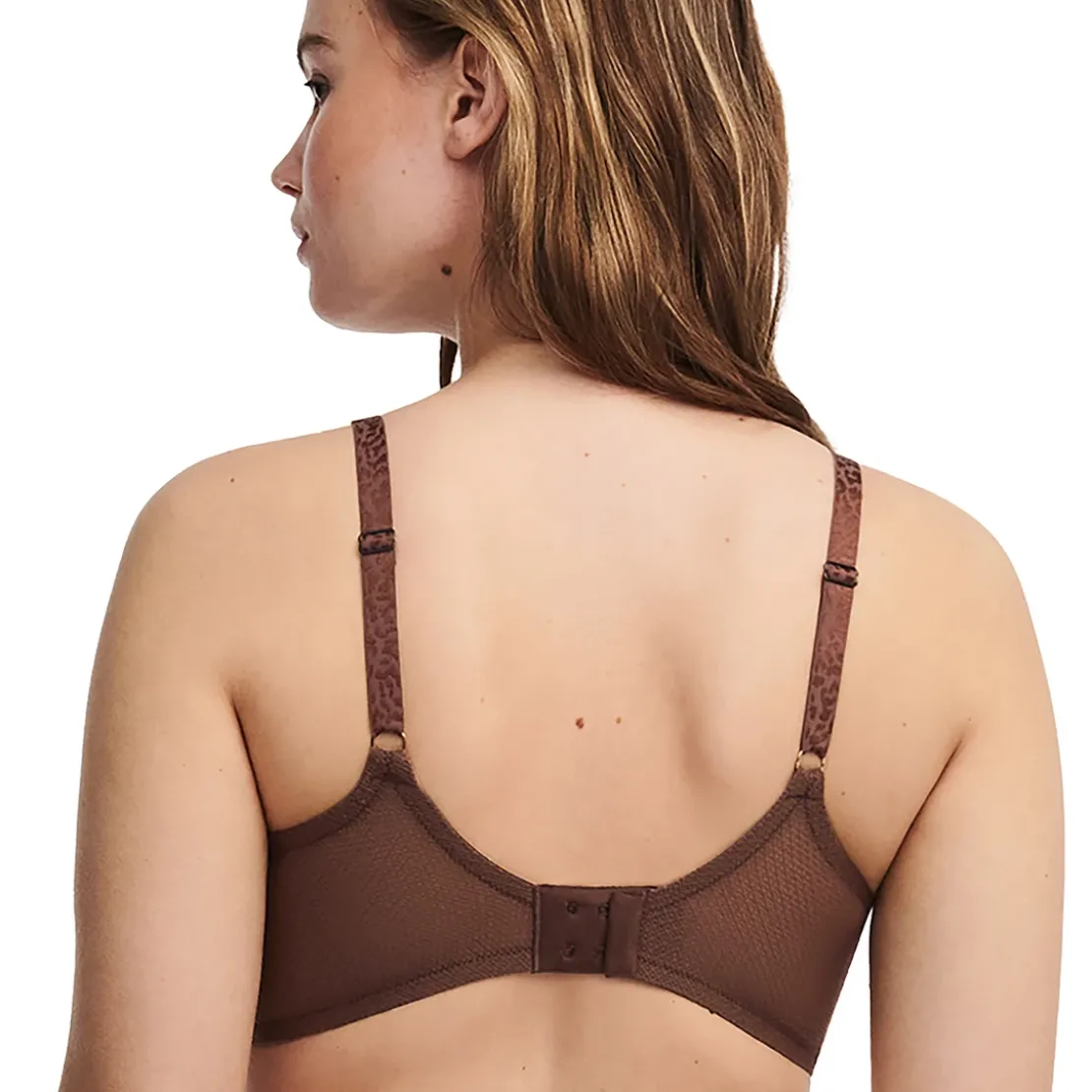 ChantelleSoutien Gorge enveloppant - Marron- FLEURS