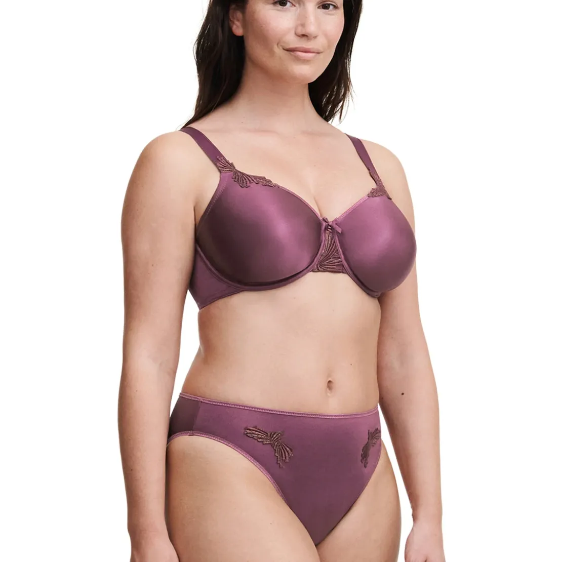 ChantelleSoutien-gorge moulé enveloppant - Grenat- Hedona