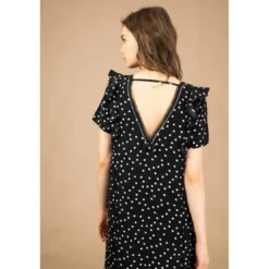 Cherry ParisRobe courte à pois noir