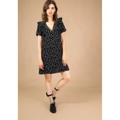 Cherry ParisRobe courte à pois noir