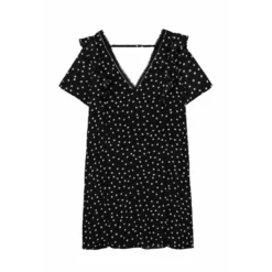 Cherry ParisRobe courte à pois noir