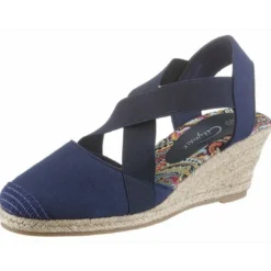 City WalkSandales talons compensés femme City Walk - Marine bleu