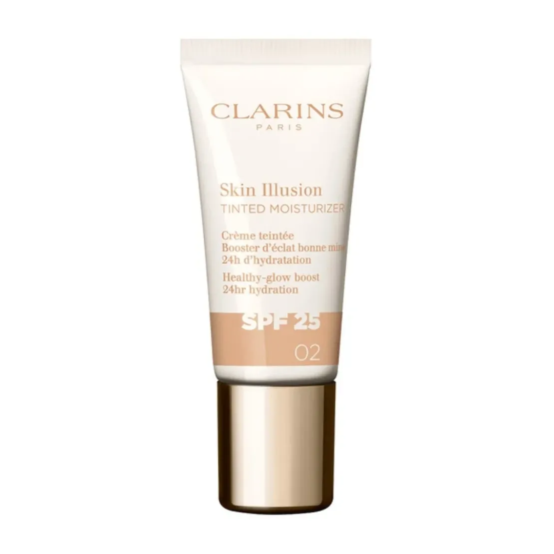 ClarinsSkin Illusion Tinted Moisturizer SPF25 - Crème teintée booster d'éclat02 -15 ml