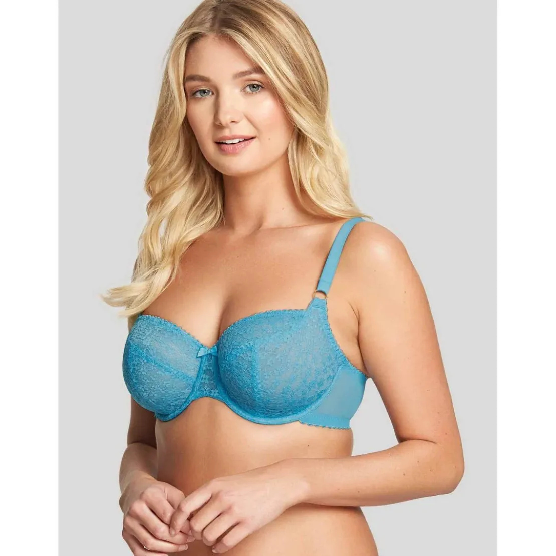 Cleo by PanacheSoutien-gorge balconnet armatures - Bleu Cleo by Panache- Lana