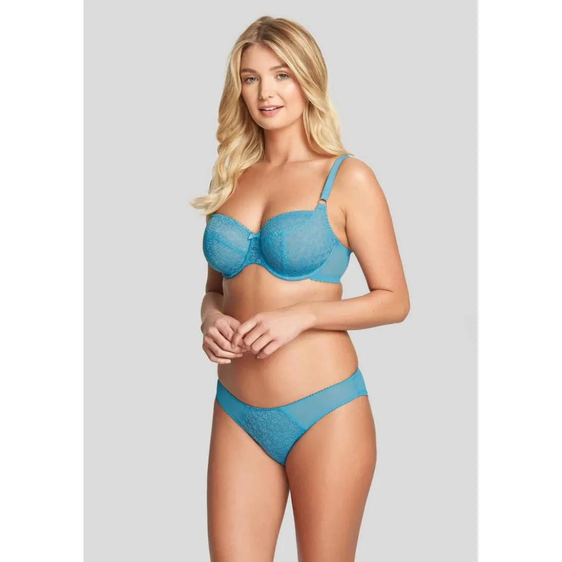 Cleo by PanacheSoutien-gorge balconnet armatures - Bleu Cleo by Panache- Lana