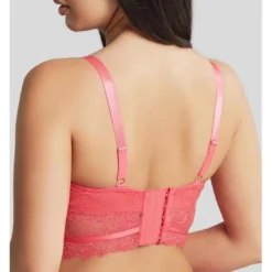 Cleo by PanacheSoutien-gorge Plongeant Armatures en Tulle Transparent - Cleo by Panache Rose- Selena