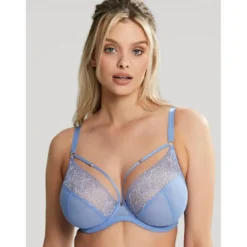 Cleo by PanacheSoutien-Gorge Plongeant armatures Bleu Cléo by Panache- Valentina Luxe No