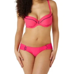 Cléo by Panache MaillotCulotte De Bain Froncé - Rose Cleo By Panacherouge