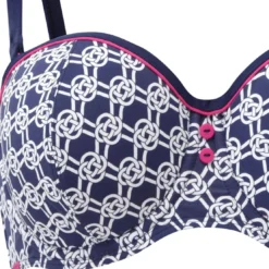 Cléo by Panache MaillotHaut de maillot de bain bandeau à armaturessailors knot Cleo by Panache