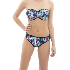 Cléo by Panache MaillotSlip de bain abstract print Cleo by Panachebleu