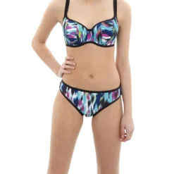 Cléo by Panache MaillotSlip de bain abstract print Cleo by Panachebleu
