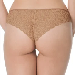 Curvy KateCulotte brésilienne - Beige en nylon- Ellace