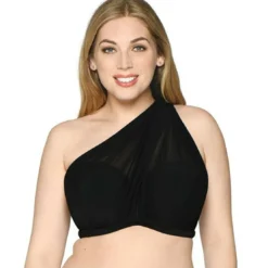 Curvy Kate MaillotHaut de maillot de bain bandeau noir- Wrapsody