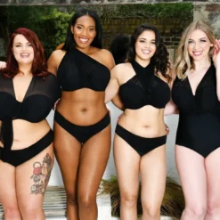 Curvy Kate MaillotHaut de maillot de bain bandeau noir- Wrapsody