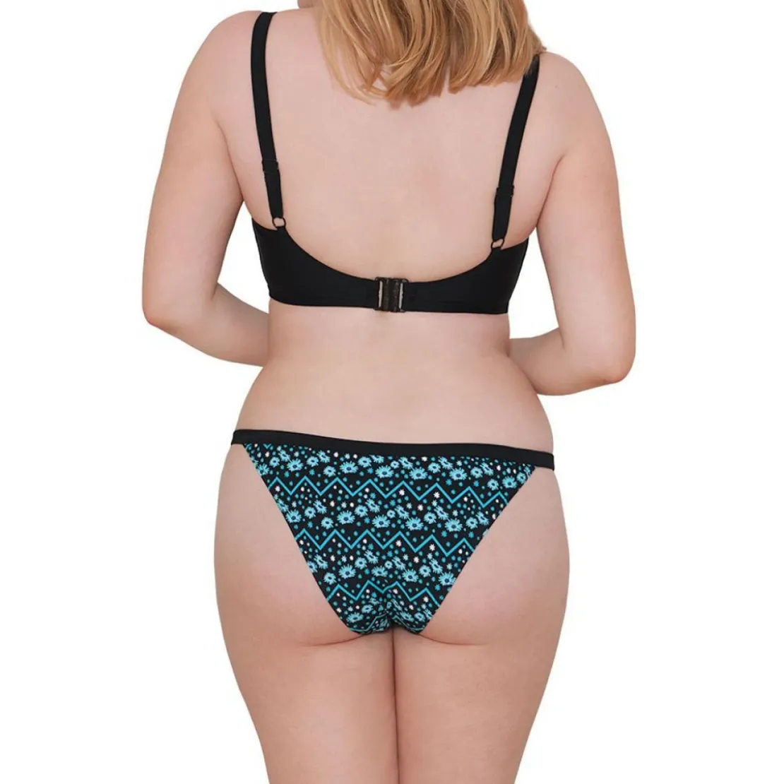 Curvy Kate MaillotSlip de bain taille basse - Bleu en nylon