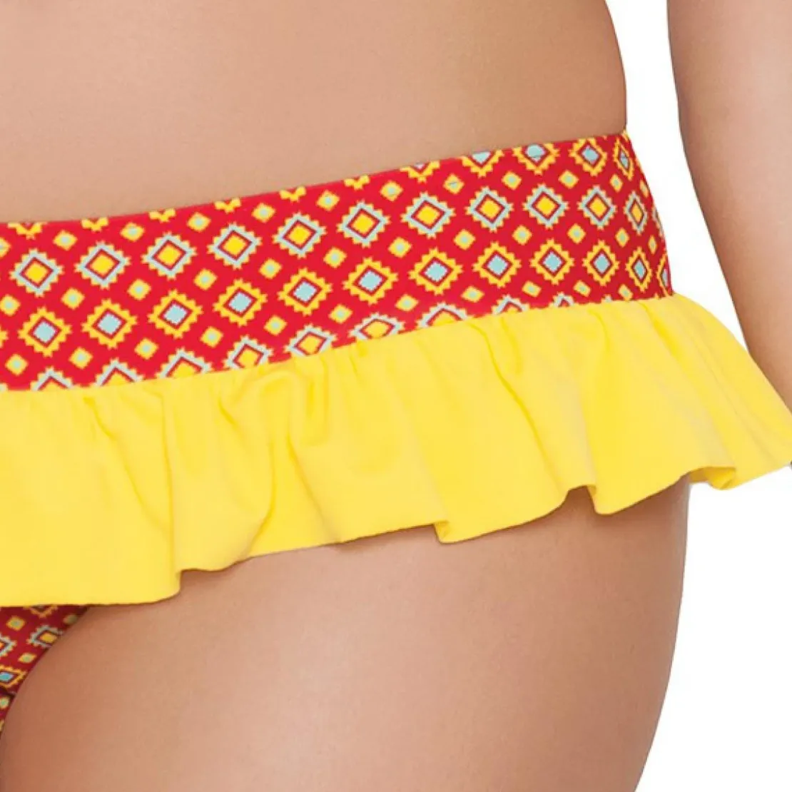 Curvy Kate MaillotSlip de bain - Rouge en nylon