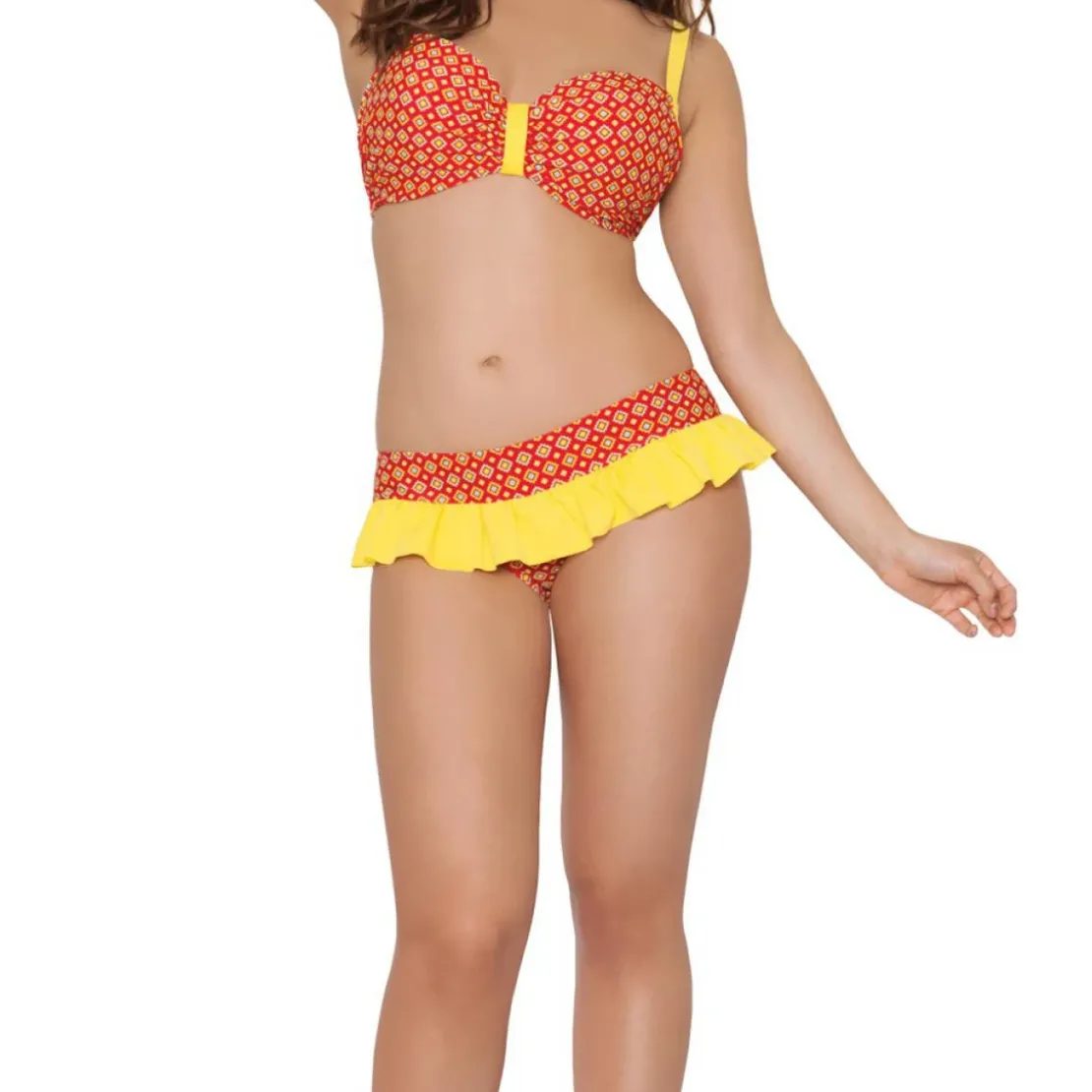 Curvy Kate MaillotSlip de bain - Rouge en nylon