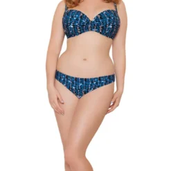 Curvy Kate MaillotSlip de bain - Bleu en nylon