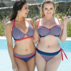 Curvy Kate MaillotSoutien-gorge triangle bleu en nylon- Ahoy
