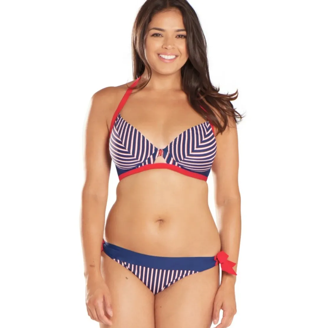 Curvy Kate MaillotSoutien-gorge triangle bleu en nylon- Ahoy