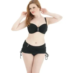 Curvy Kate MaillotSoutien-Gorge Moulé Noir en nylon- Luau Love