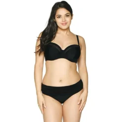 Curvy Kate MaillotSoutien-gorge de bain balconnet armatures noir en nylon- Sheer Class