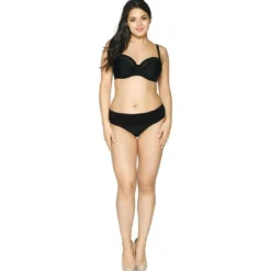 Curvy Kate MaillotSoutien-gorge de bain balconnet armatures noir en nylon- Sheer Class
