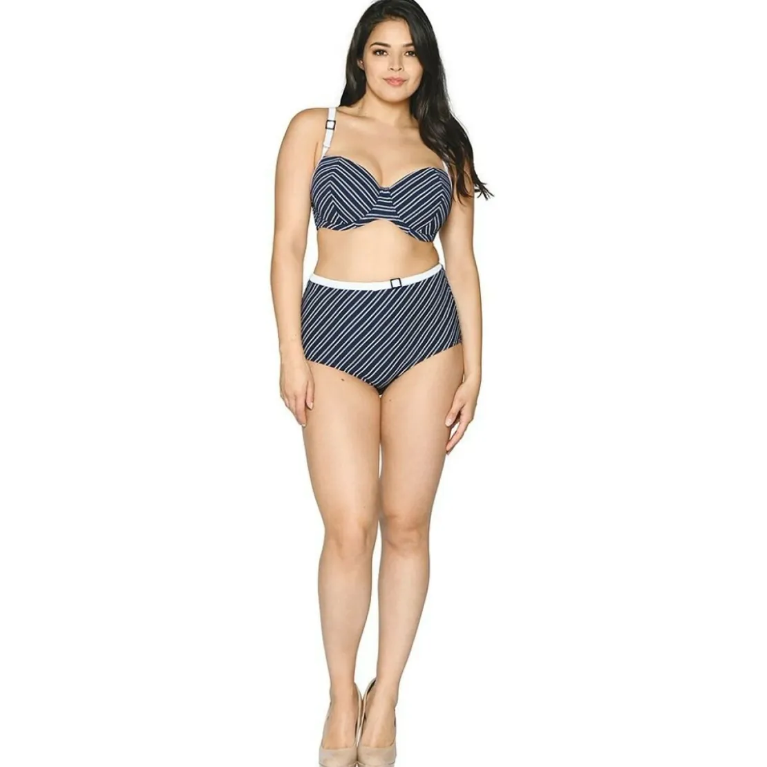 Curvy Kate MaillotSoutien-gorge de bain balconnet armatures bleu- Sailor Girl