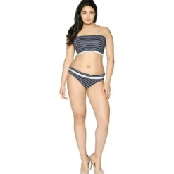 Curvy Kate MaillotSoutien-gorge de bain bandeau bleu- Sailor Girl