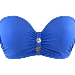 Curvy Kate MaillotSoutien-Gorge Bandeau Bleu en nylon- Luau Love