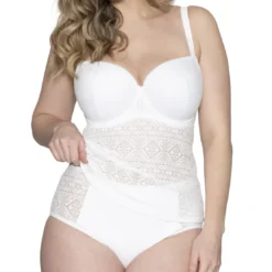 Curvy Kate MaillotTankini balconnet armatures blanc- Rush