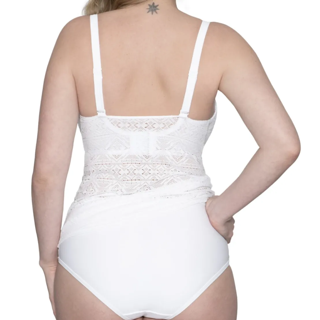 Curvy Kate MaillotTankini balconnet armatures blanc- Rush