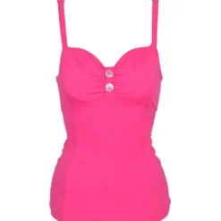 Curvy Kate MaillotTankini - Rose en nylon- Luau Love