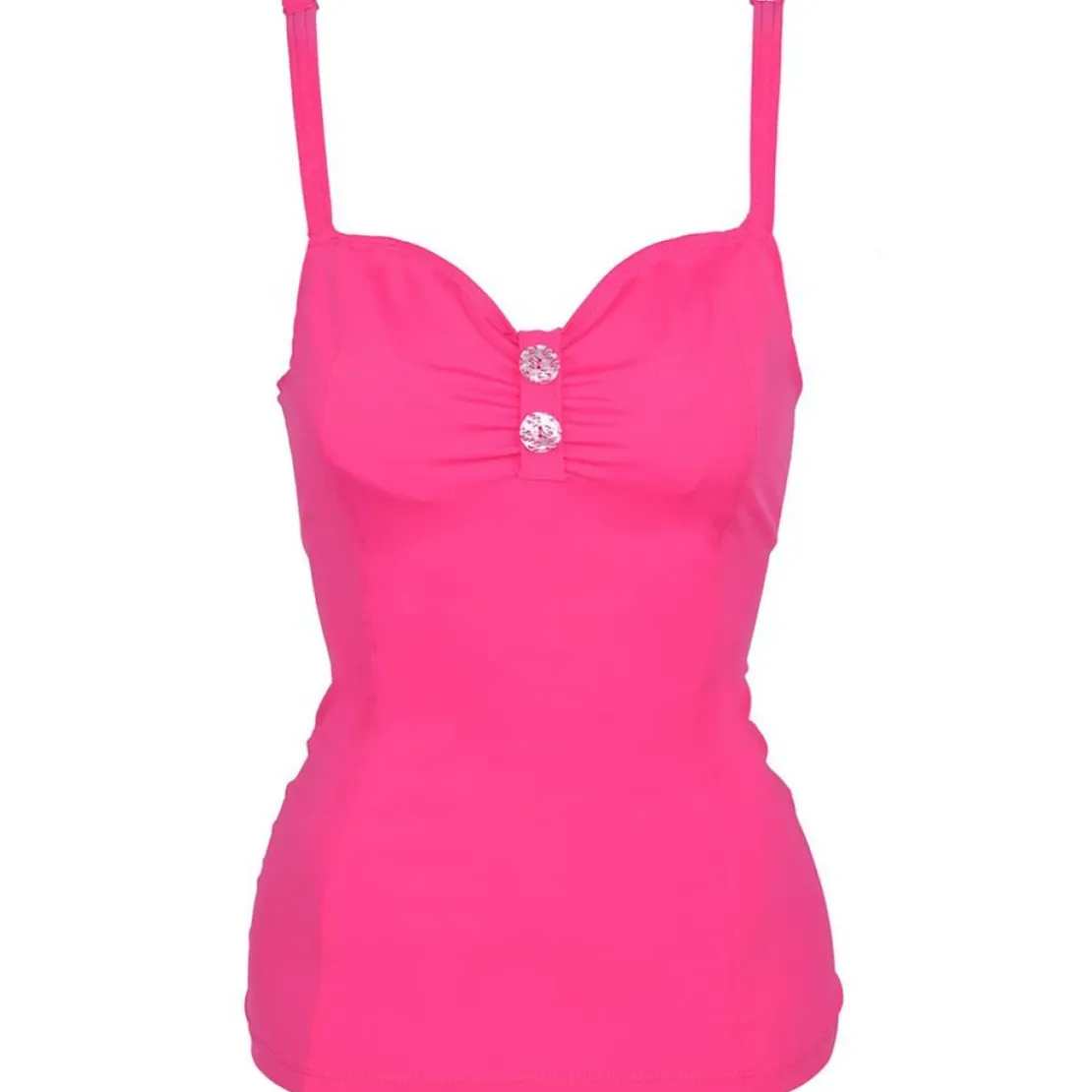 Curvy Kate MaillotTankini - Rose en nylon- Luau Love