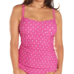 Curvy Kate MaillotTankini rose Curvy Kate en nylon- Revive