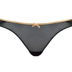 Curvy KateSlip brésilien - Noir en nylon- Ellace