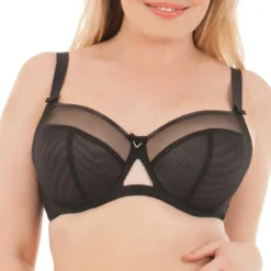 Curvy KateSoutien-gorge balconnet noir en nylon- Victory