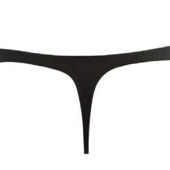 Curvy KateString - Noir en nylon- Smoothie