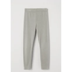 DamartCaleçon Enfant Gris Chiné en maille côte Richelieu Thermolactyl