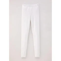 DamartCaleçon long fine côte femme blanc