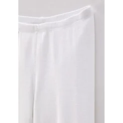 DamartCaleçon long fine côte femme blanc