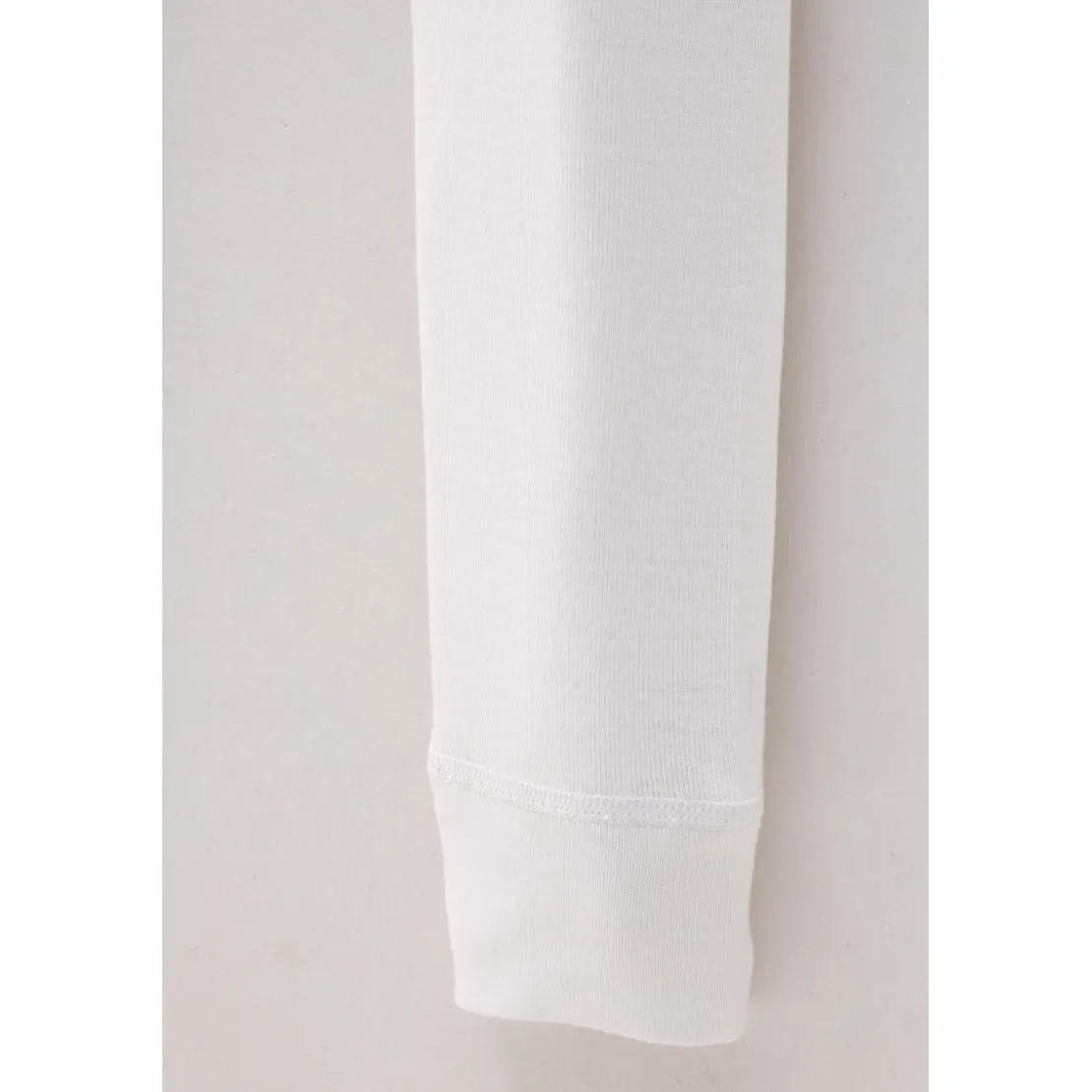 DamartCaleçon long fine côte femme blanc