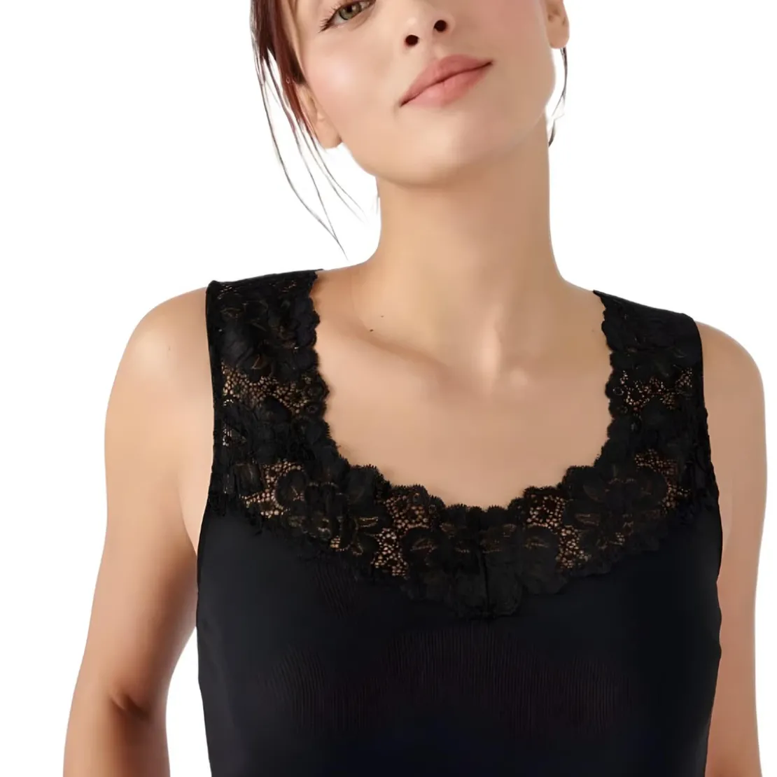 DamartDébardeur Femme - Noir