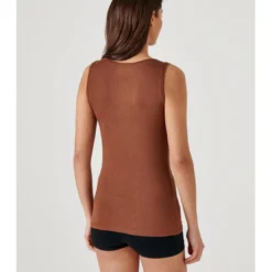 DamartDébardeur Havane Thermolactyl marron