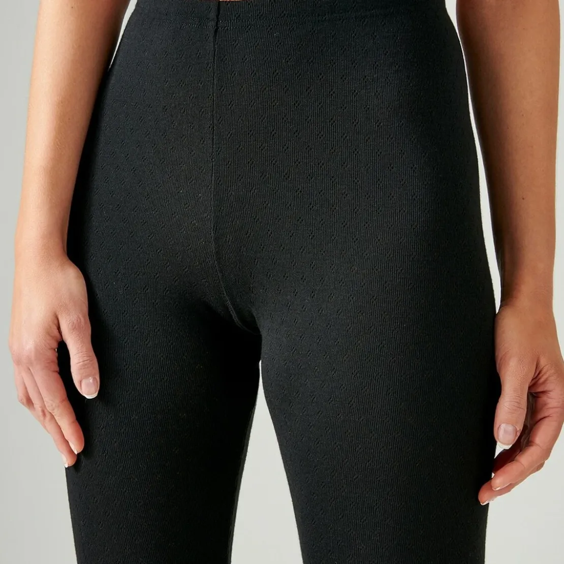 DamartLeggings longs femme - Noir